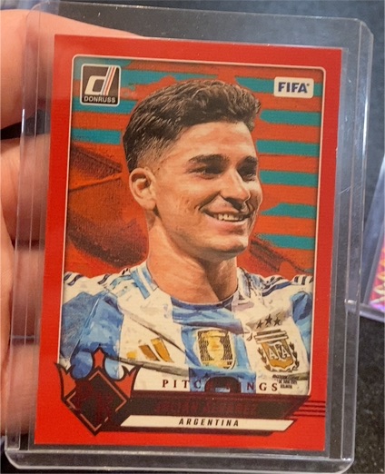 2024-25 Panini Donruss Pitch Kings #22 Julian Alvarez — front