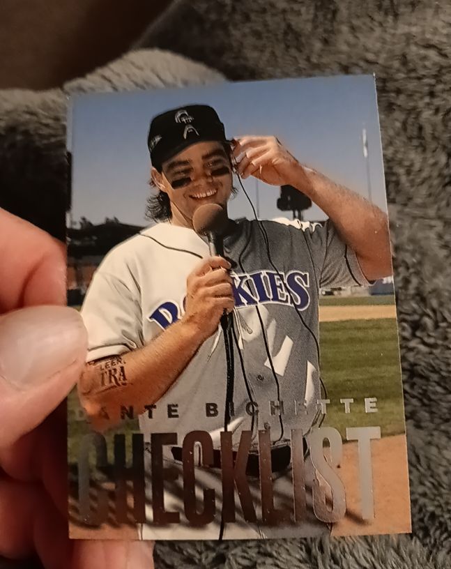 1997 Fleer Ultra #1 Dante Bichette Checklist — front