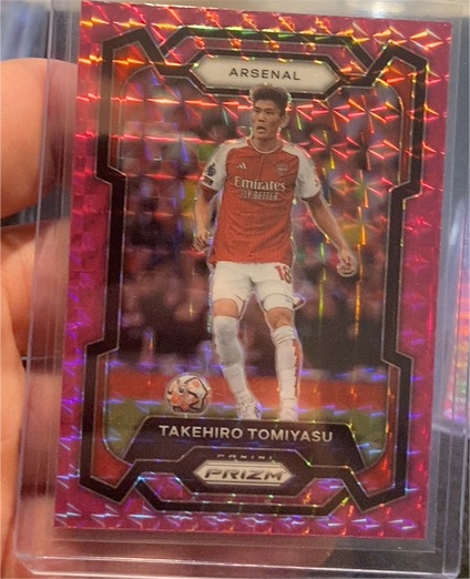 2023-24 Panini Prizm Premier League #31 Takehiro Tomiyasu — front