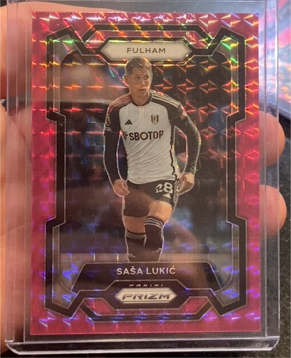 2023-24 Panini Prizm Premier League #164 Saša Lukić — front