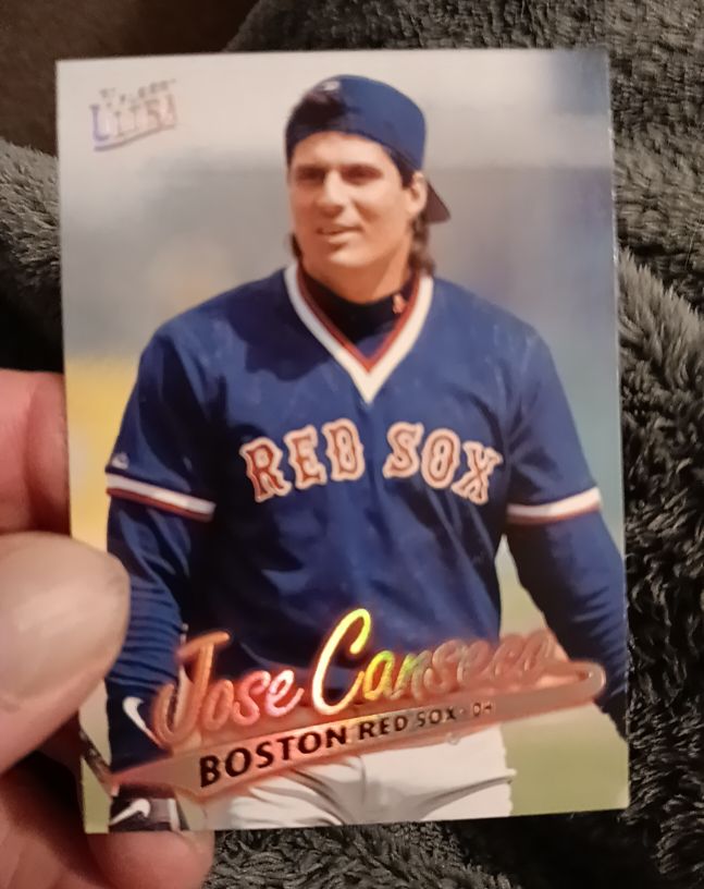 1997 Fleer Ultra #12 Jose Canseco Boston Red Sox — front