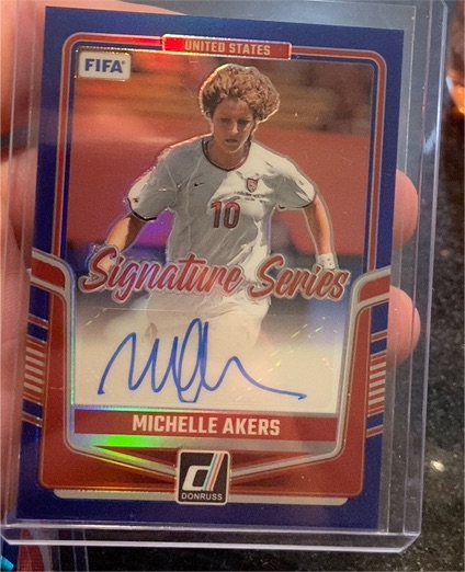 2024 Donruss Signature Series Michelle Akers — front