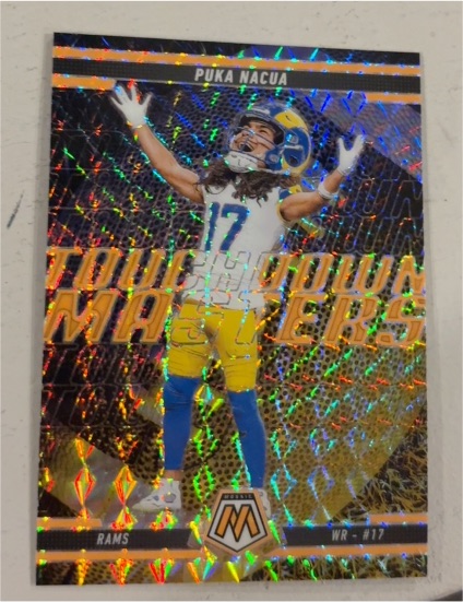 2025 Panini Mosaic #12 Puka Nacua Touchdown Masters — front