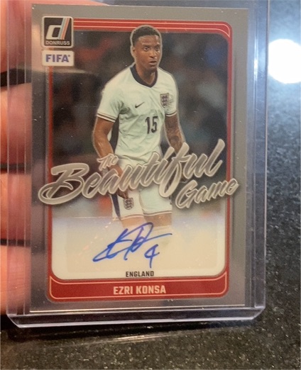 2024-25 Panini Donruss The Beautiful Game #BG-EK Ezri Konsa — front