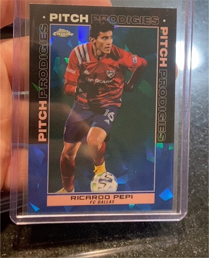 2021 Topps Chrome MLS #193 Ricardo Pepi Pitch Prodigies — front