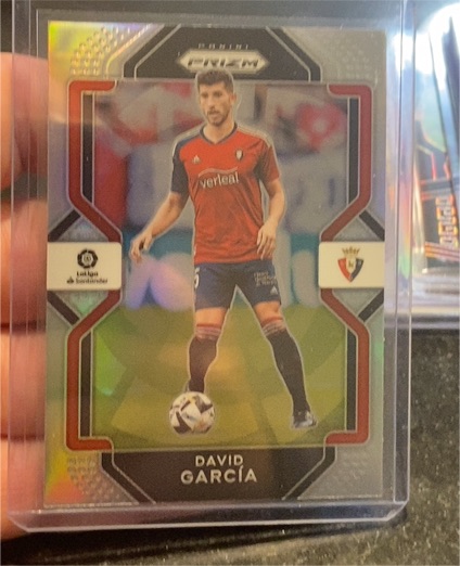 2022-23 Panini Chronicles Prizm La Liga #211 David Garcia — front