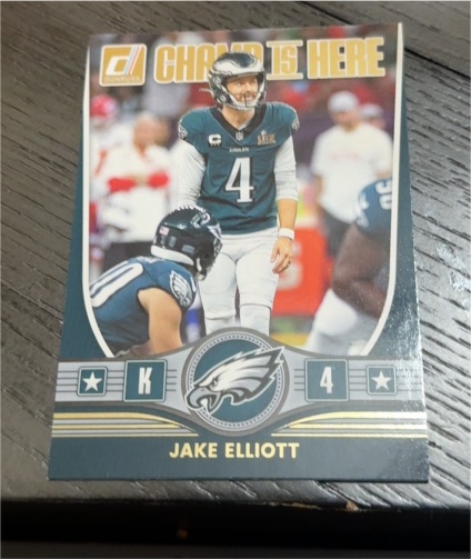 2025 Panini Donruss #CIH-JET Jake Elliott — front