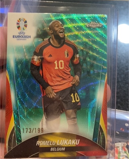 2024 Topps Chrome UEFA Euro #16 Romelu Lukaku — front