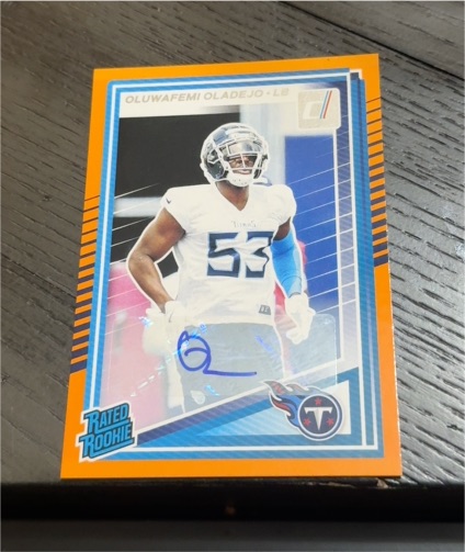 2025 Panini Donruss #384 Oluwafemi Oladejo — front