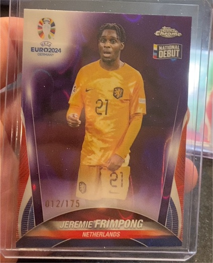 2024 Topps Chrome UEFA Euro #34 Jeremie Frimpong — front