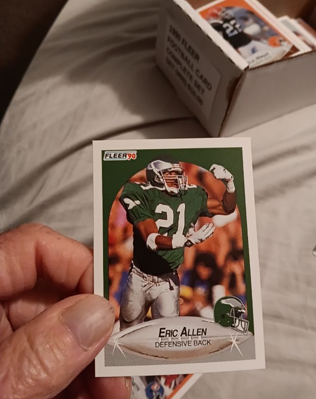1990 Fleer #78 Eric Allen — front