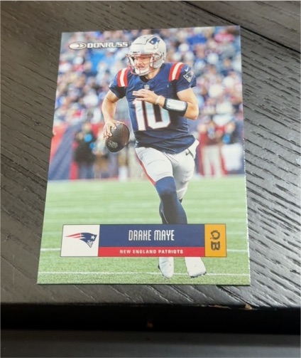 2025 Donruss Retro 2005 #R05-DKM Drake Maye — front