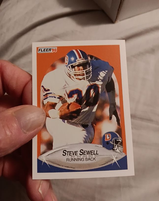 1990 Fleer #30 Steve Sewell — front