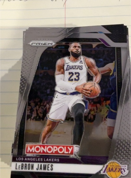 2024-25 Panini Prizm Monopoly #Monopoly LeBron James — front