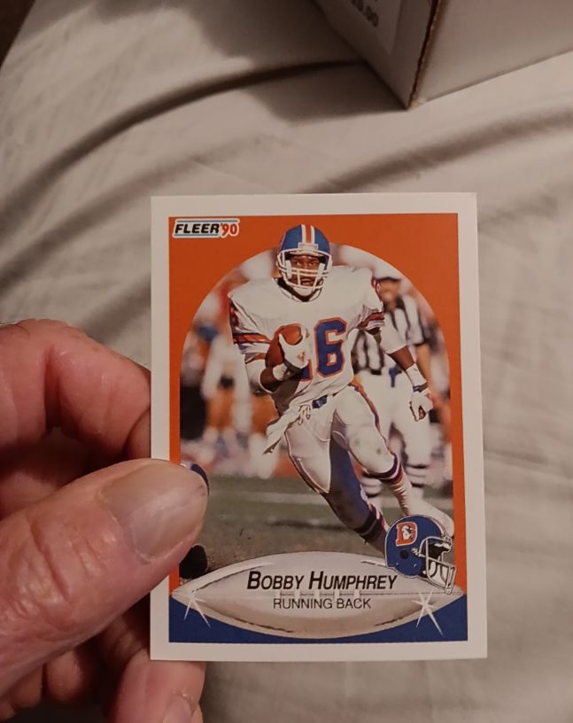 1990 Fleer #23 Bobby Humphrey — front