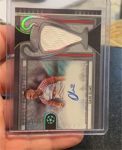 2023-24 Topps Museum Collection UCL Relics #MAR-DO Dani Olmo — front