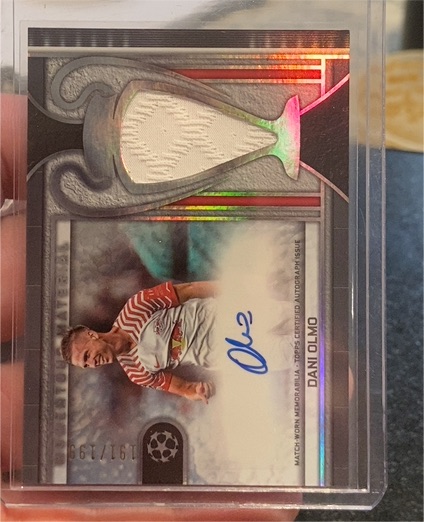 2018/19 Topps Museum Collection UCL #MAR-D Dani Olmo — front