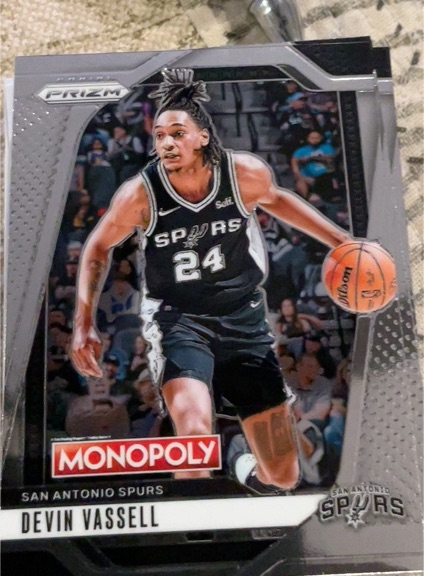 2024-25 Panini Prizm Monopoly #74 Devin Vassell — front