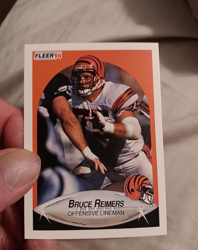 1990 Fleer #221 Bruce Reimers — front