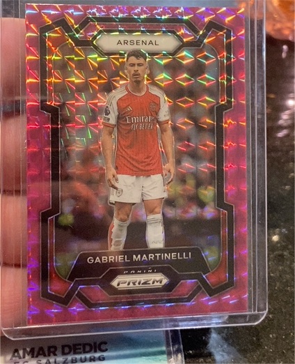 2023-24 Panini Prizm Premier League #25 Gabriel Martinelli — front