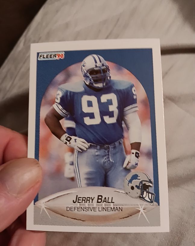 1990 Fleer #276 Jerry Ball — front