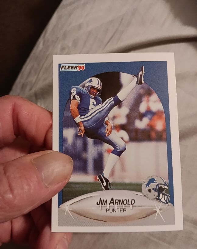 1990 Fleer #275 Jim Arnold — front