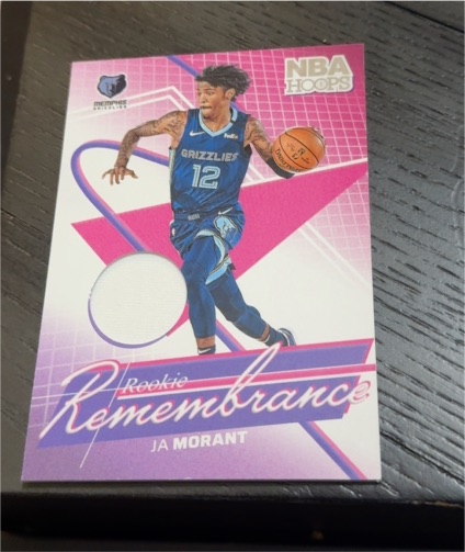 2024-25 Panini NBA Hoops #RR-JMG Ja Morant Rookie Remembrance — front