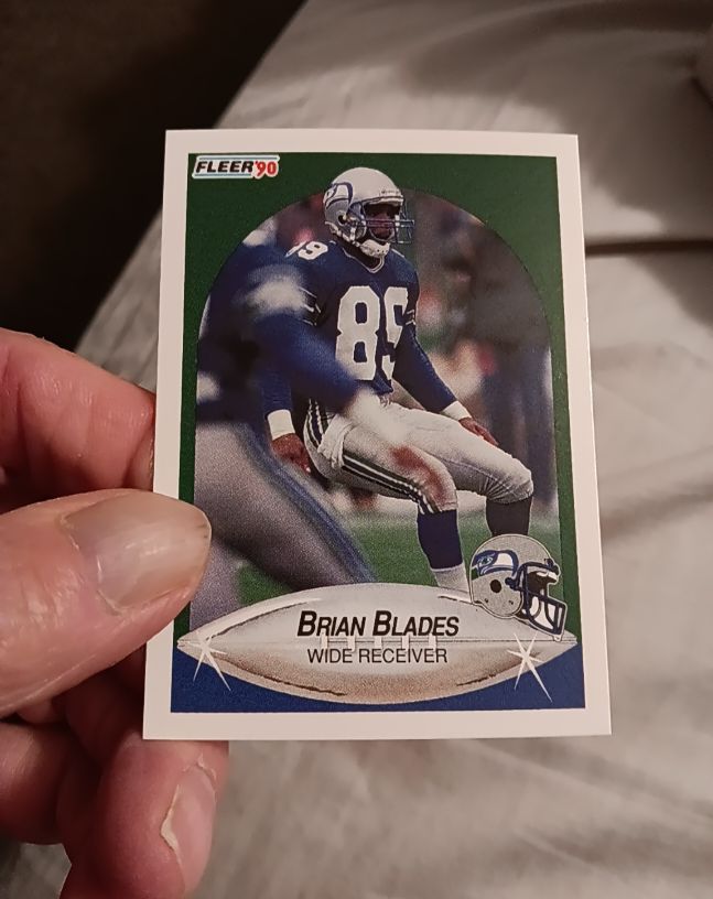 1990 Fleer #263 Brian Blades — front