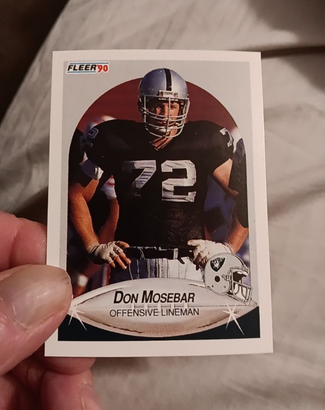 1990 Fleer #258 Don Mosebar — front