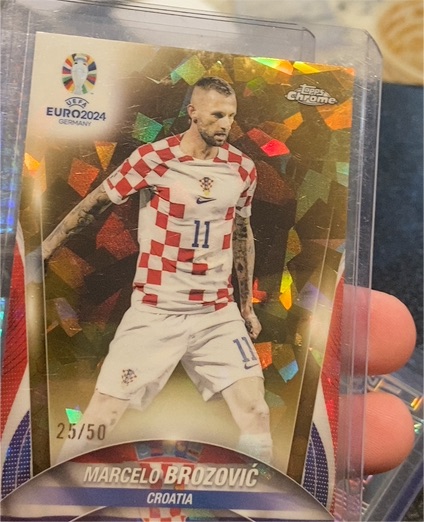 2024 Topps Chrome UEFA Euro #102 Marcelo Brozović — front