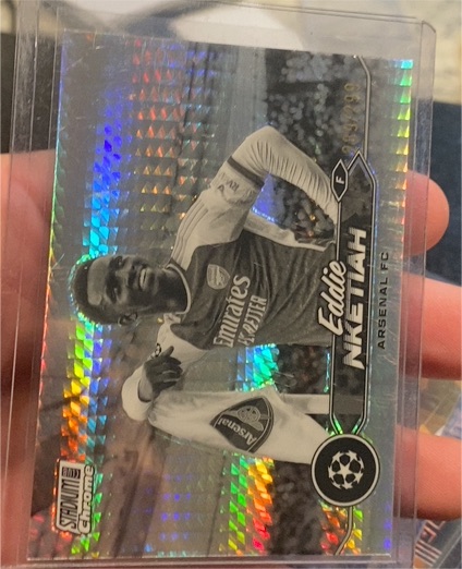 2023-24 Topps Stadium Club Chrome UEFA #2 Eddie Nketiah — front