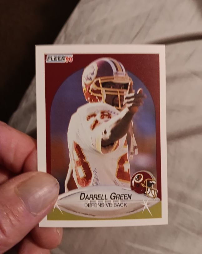1990 Fleer #156 Darrell Green — front