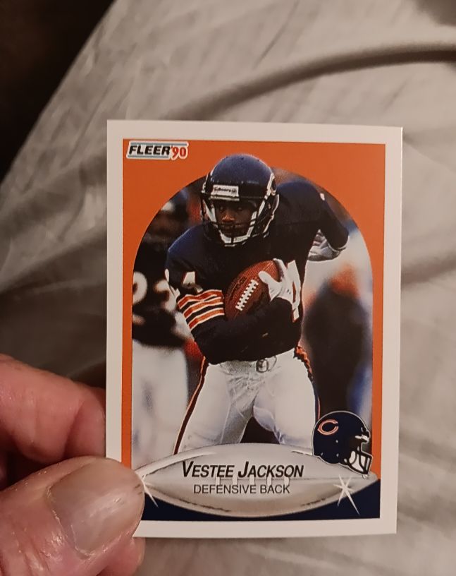 1990 Fleer #295 Vestee Jackson — front