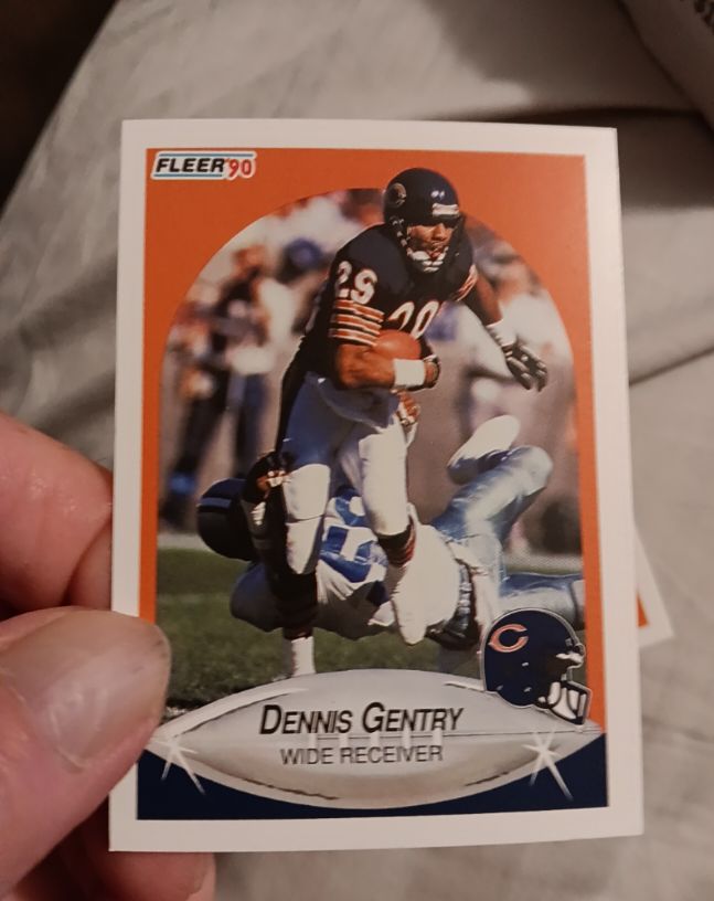 1990 Fleer #292 Dennis Gentry — front