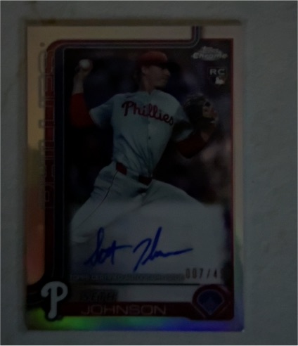 2025 Topps Chrome Aqua Wave #RA-SJO Seth Johnson — front