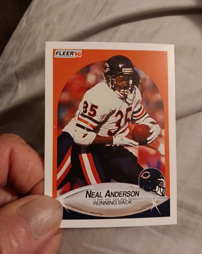 1990 Fleer #288 Neal Anderson — front