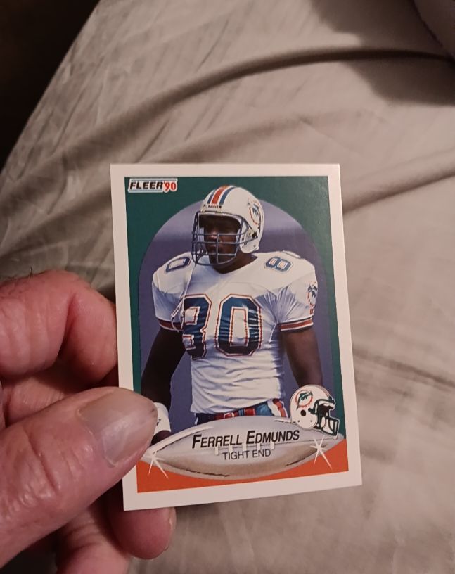 1990 Fleer #80 Ferrell Edmunds — front