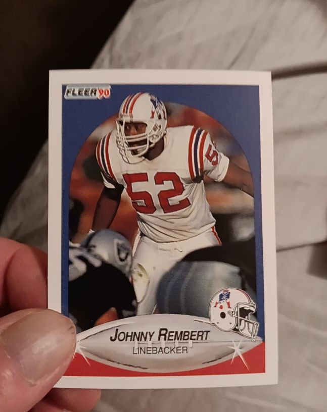 1990 Fleer #325 Johnny Rembert — front