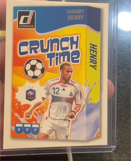 2024-25 Donruss #25 Thierry Henry Crunch Time — front