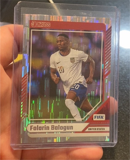2024-25 Donruss Soccer #4 Folarin Balogun — front
