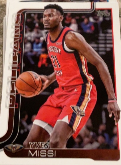 2025-26 Topps #191 Yves Missi — front