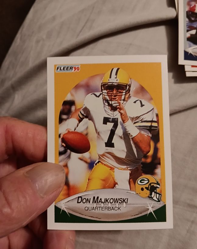 1990 Fleer #175 Don Majkowski — front