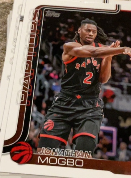 2025-26 Topps #29 Jonathan Mogbo — front