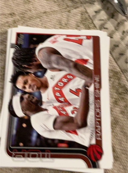 2025-26 Topps We The North: Raptors Shine #276 Toronto Raptors — front