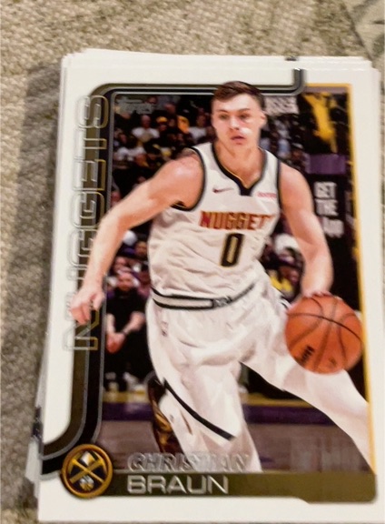 2025-26 Topps #102 Christian Braun — front