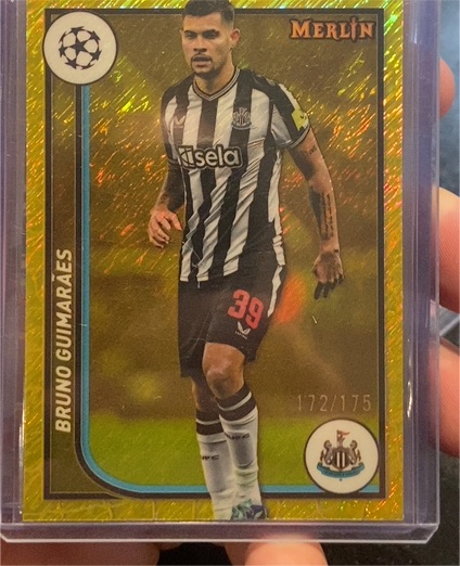 2023-24 Topps Merlin UEFA #172 Bruno Guimaraes — front