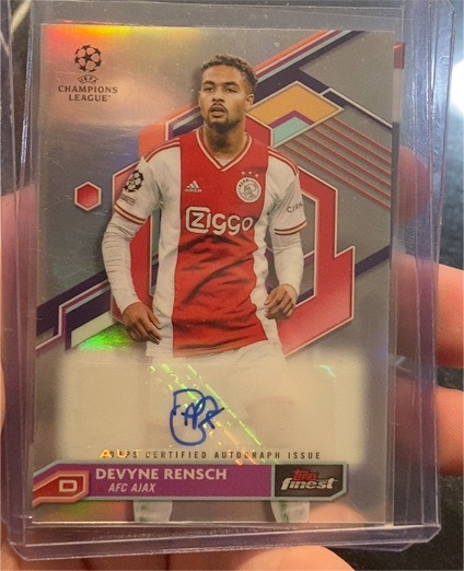 2022-23 Topps Finest UEFA Champions League #A-DR Devyne Rensch — front