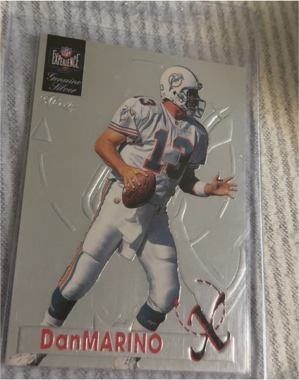 1996 Classic NFL Experience Silver X #X-8 Dan Marino — front