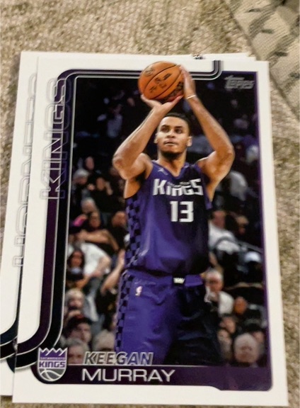 2025-26 Topps #166 Keegan Murray — front
