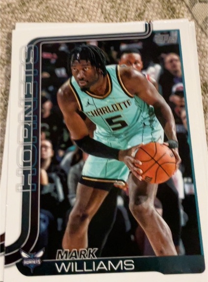 2025-26 Topps #70 Mark Williams — front